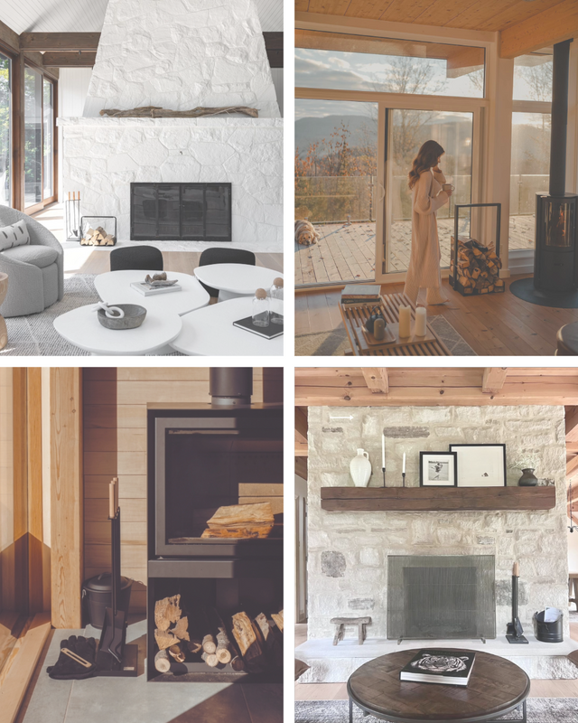 Fireplace Essential Inspiration Decor Log Holder Wood Rack Tool Sets Log Carrier Ash Bucket Gloves The Rack Co