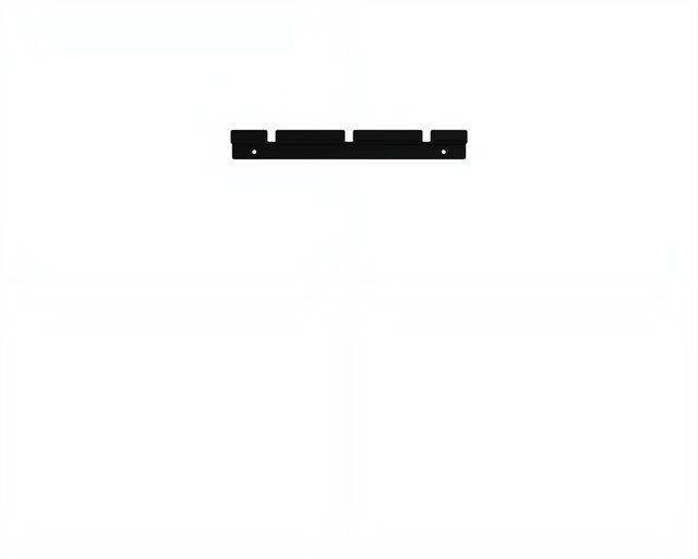 Bracket for wall mount fireplace tools on a white background by The Rack Co