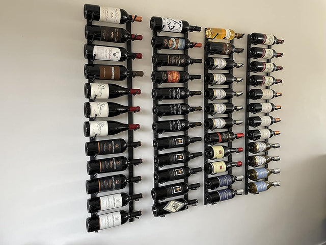 Kit Classic Wine Rack for 48 bottles 4 rows of 12 bottles The Rack Co Home Wine Cellar for Wall Display Storage