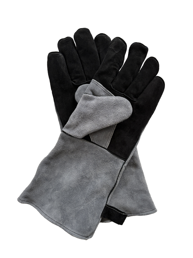 Leather Gloves Heat Resistant for FIreplace Fire Pits BBQs Wood Stove Fireplace Accessories from The Rack Co
