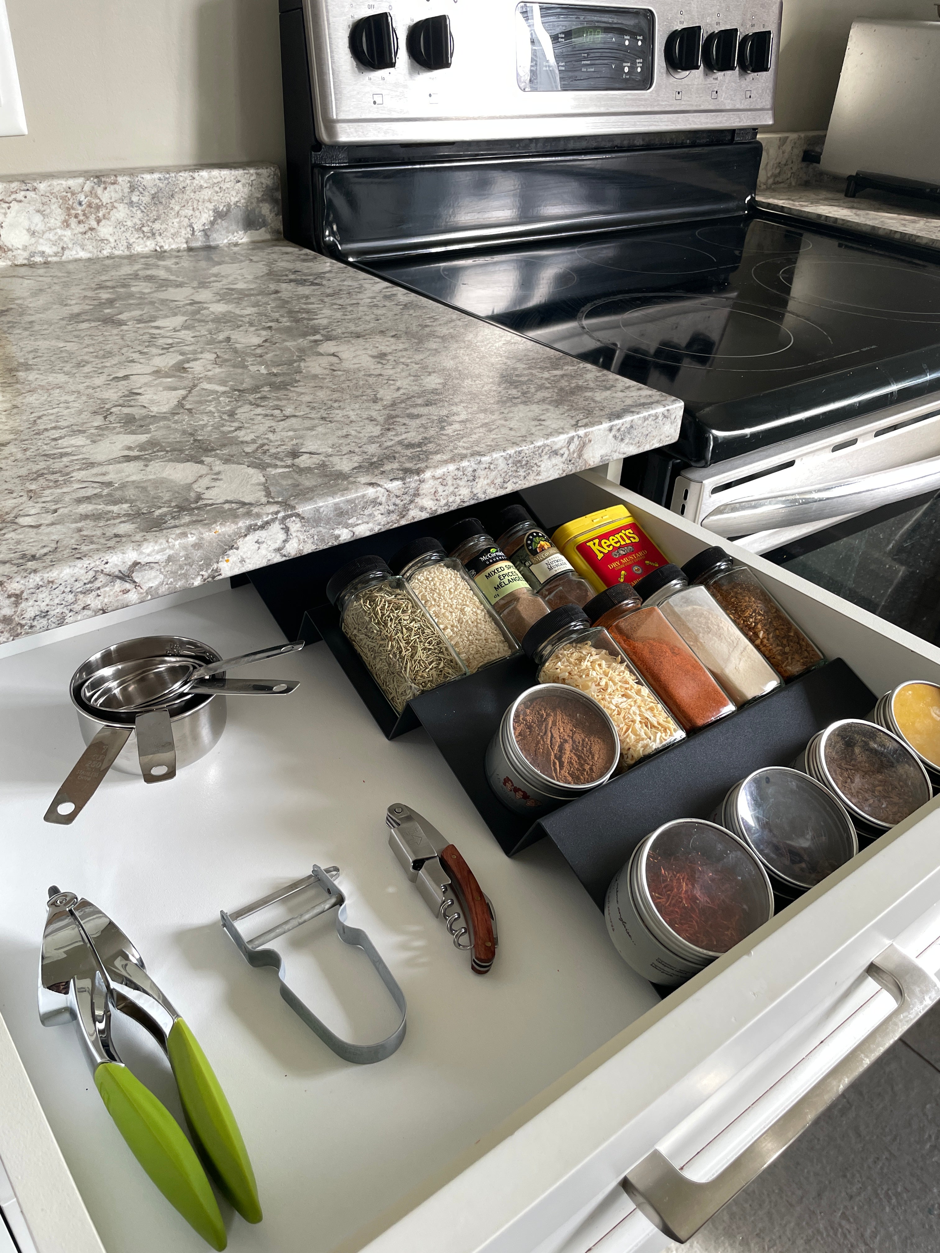 Metal Spice Rack Organizer Kitchen Storage Accessories from The Rack Co