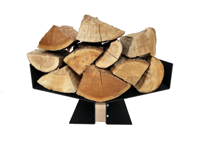 Midcentury Modern Fireplace Rack for Wood burning Stove The Rack Co Metal