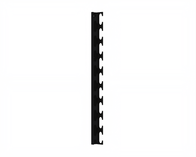 Upgrade your wine cellar with the Neck-Grip Modern Wall Mount Wine Rack by The Rack Co. Holds 18 bottles with a sleek, minimalist display—ideal for home or commercial use.