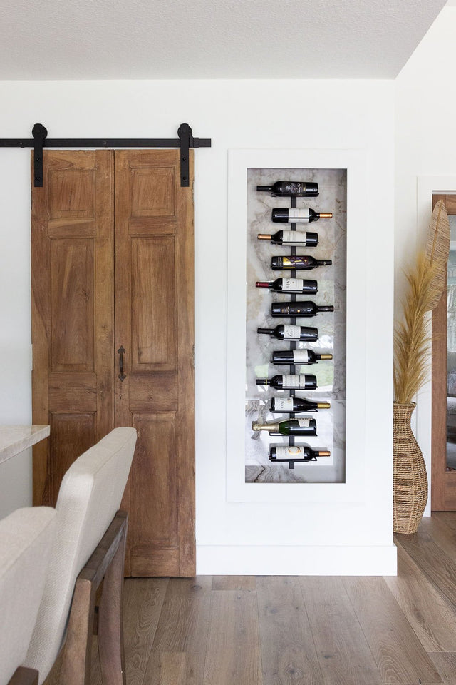 Wall-Mount Wine Rack Home Wine Cellar Storage Display for Wall The Rack Co.