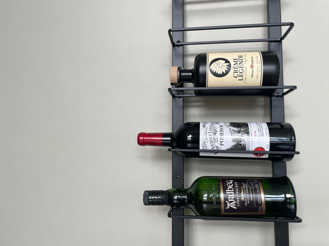 Wall Mounted Wine Rack Double Frame Wine bottle storage cellar The Rack Co