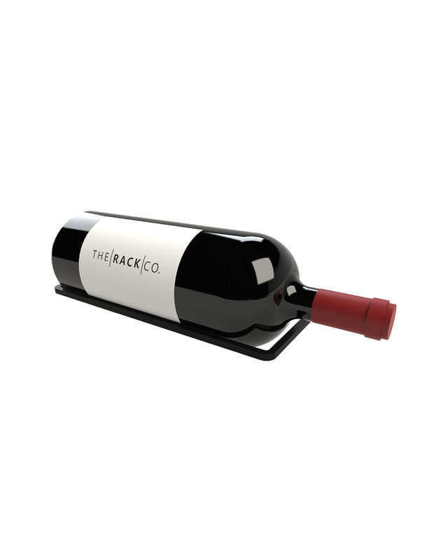 Wall-mounted Magnum wine bottle holder for 1.5L bottles by The Rack Co Québec Canada