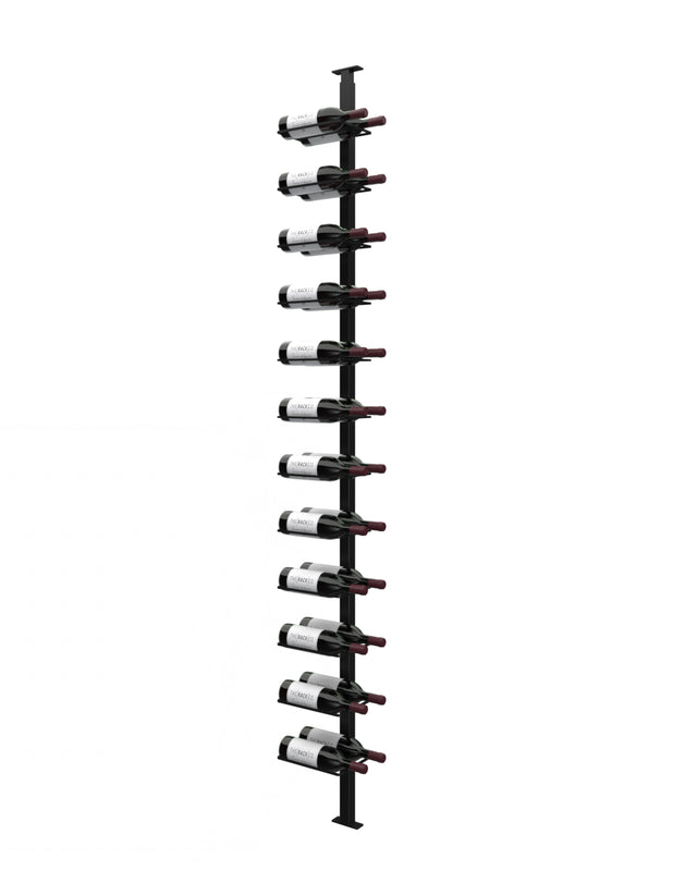 Orford 8ft modular wine cellar column with 12 bottle rows and double-depth wine storage
