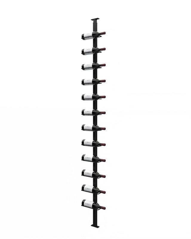 Orford 8ft wine cellar column with 12 bottle positions and single-depth bottle storage