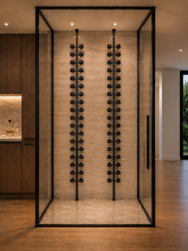 Orford Column Dual | Modular Wine Cellar Display System