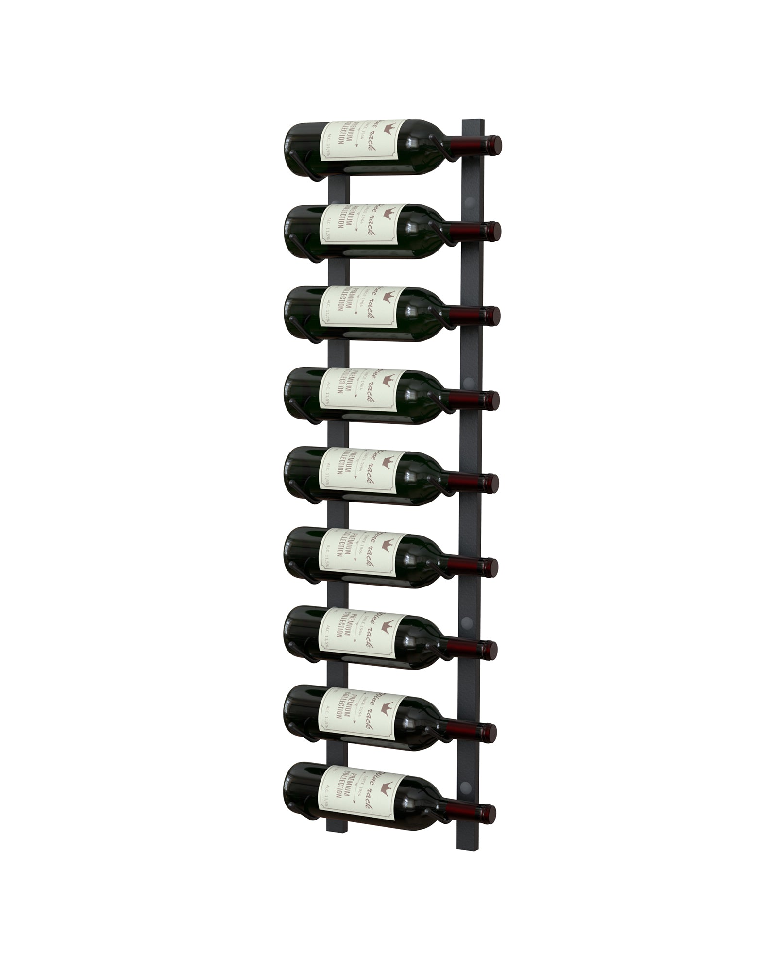 Classic Wall Mounted Wine Rack | Label-Forward Metal Wine Display – The ...
