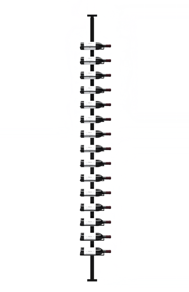 Wine Rack Column Floor to Ceiling The Rack Co custom made in Canada for Home Wine Cellar Display Storage