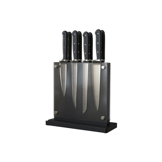 Magnetic Wood Knife Block