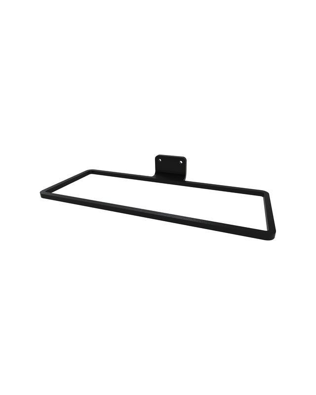Magnum wine bottle wall mount display rack in black steel by The Rack Co Canada