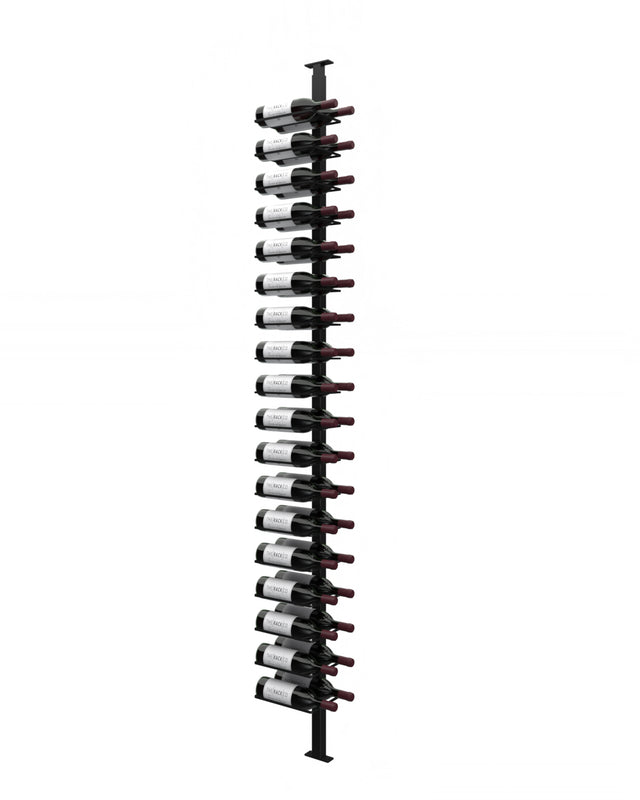 Orford high-capacity wine cellar column with 18 bottle rows and double-depth storage configuration